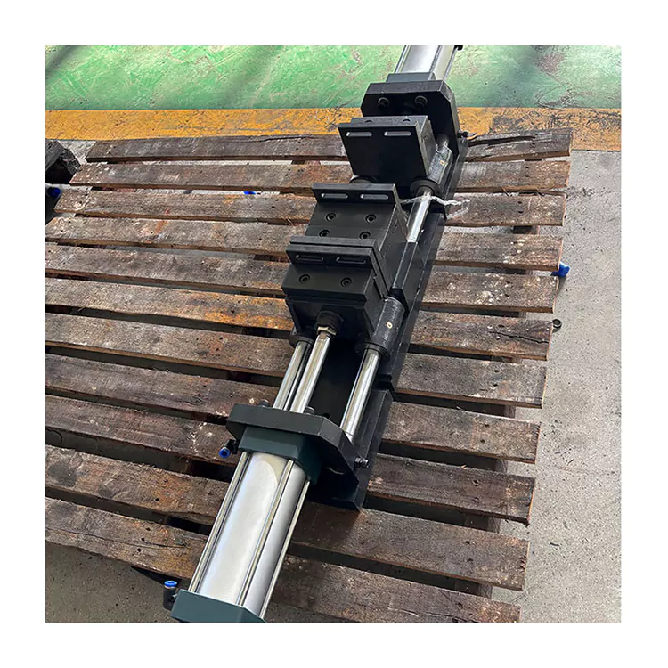 Двоструки једноструки отворени пнеуматски равни стег